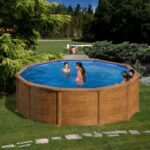 Piscina de acero Gre Mauritius Ø 460 × 132 cm