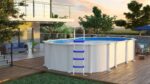 Piscina de acero Gre Haiti 610 × 375 × 132 cm