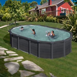Piscina de acero Gre Capri 610 × 375 × 132 cm
