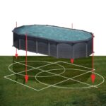 Piscina de acero Gre Capri 610 × 375 × 132 cm