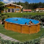 Piscina de acero Gre Amazonia 610 × 375 × 132 cm