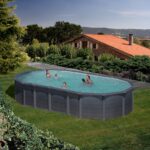 Piscina de acero Gre Capri 730 × 375 × 132 cm