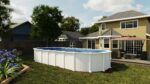 Piscina de acero Gre Haiti 915 × 470 × 132 cm