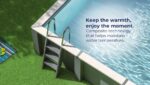 Piscina de composite Gre Avantgarde Nova 315 × 175 × 96 cm