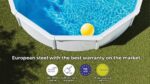 Piscina de acero Gre Aqualoon blanca Ø 300 × 120 cm
