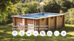 Piscina de madera Gre Sunbay Papaya 520 × 320 cm · Gre