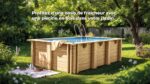 Piscina de madera Gre Sunbay Papaya 520 × 320 cm · Gre