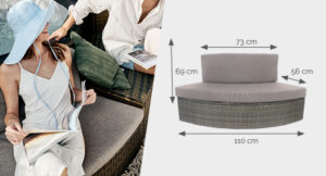 Muebles para spa Netspa Octopus (5 módulos) · Netspa