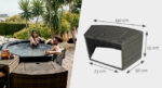 Muebles para spa Netspa Octopus (5 módulos) · Netspa