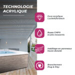 Spa Netspa Square Wave 2, 5 plazas · Netspa