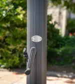 Parasol Pisa IASO 3 × 3 m de brazo lateral · IASO