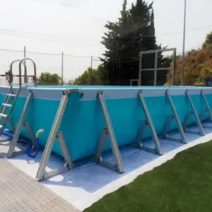 Piscina desmontable rectangular IASO Plus-1 (1,50 m de fondo) · IASO