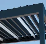 Pérgola bioclimática IASO Pergolam Lite 4 × 5 m · IASO