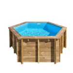 Piscina de madera Gre Sunbay Lili 2 Ø 280 cm