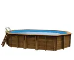 Piscina de madera Gre Sunbay Macadamia 632 × 335 cm