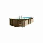 Piscina de madera Gre Sunbay Vermela 672 × 472 cm