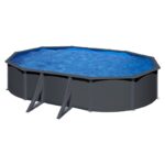 Piscina de acero Gre Aqualoon antracita
