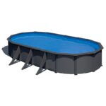 Piscina de acero Gre Aqualoon antracita