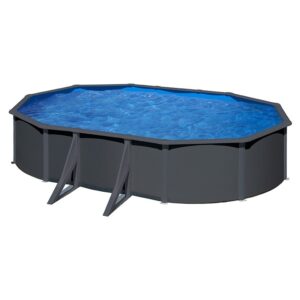 Piscina de acero Gre Aqualoon antracita