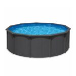 Piscina de acero Gre Aqualoon antracita