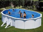 Piscina de acero Gre Aqualoon blanca