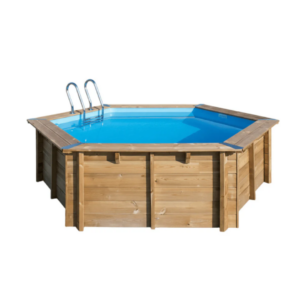 Piscina de madera Gre Sunbay Vanille 2 Ø 400 cm