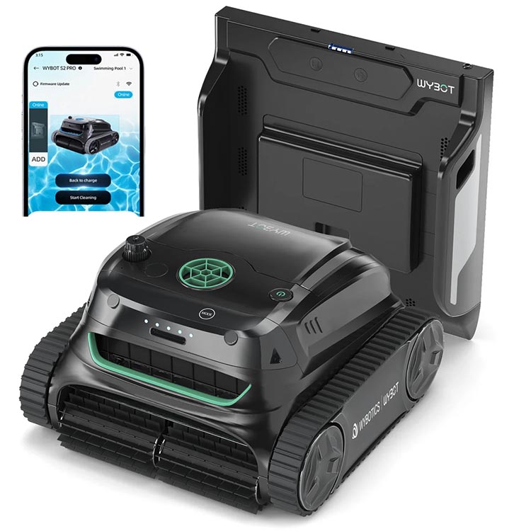 Robot limpiafondos sin cable Wybot iBot Pro-Max · Wybot Robot limpiafondos sin cable Wybot iBot Pro-Max · Wybot